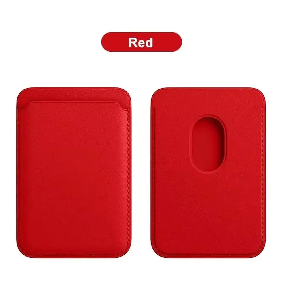 Magnetic Leather Wallet Case
